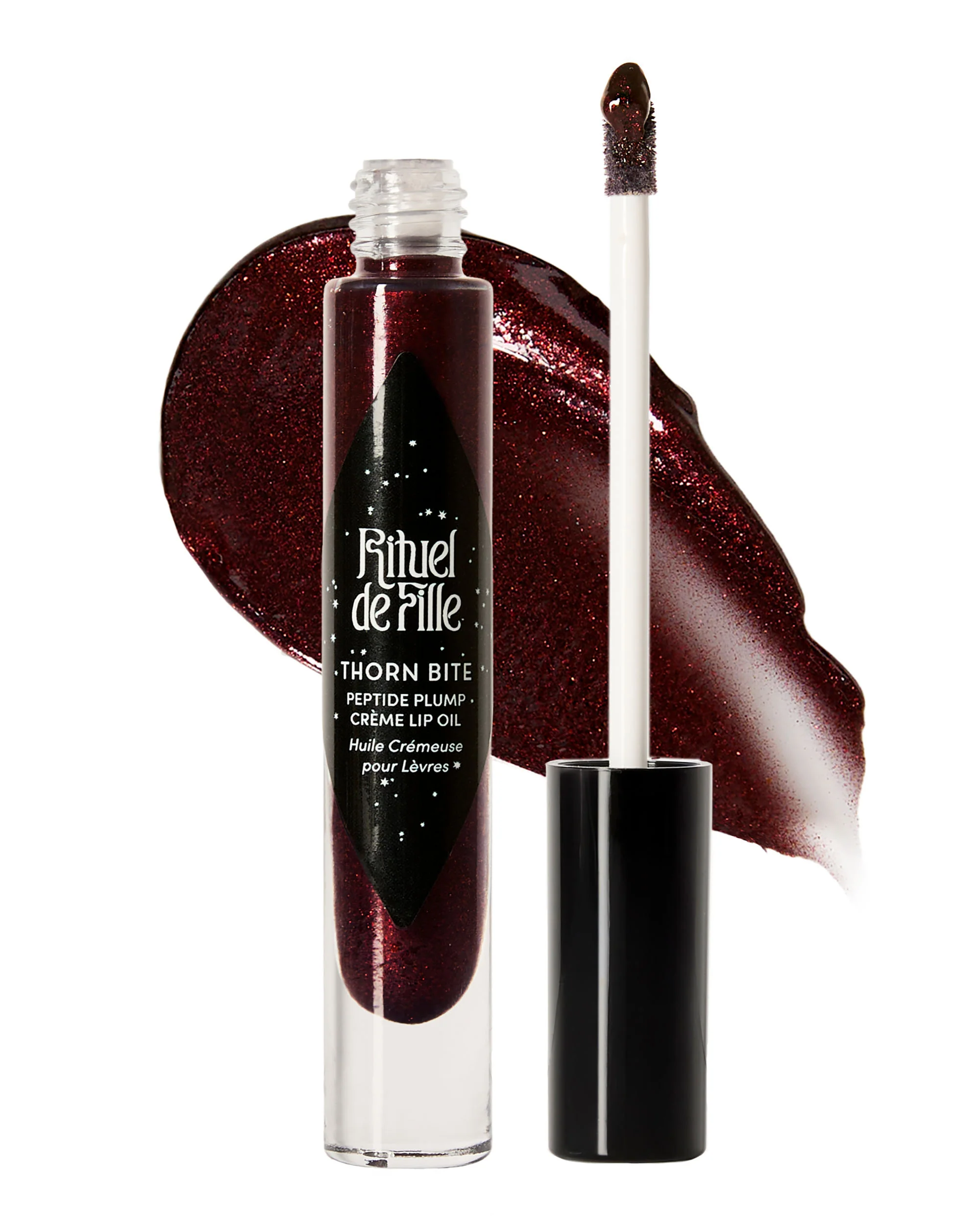 Thorn Bite Peptide Plump Crème Lip Oil: Night Flower